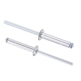 thumbnail image 1 of Unique Bargains 4mm Diameter 25mm Grip Length Silver Tone Aluminum Blind Rivets 60 Pack, 1 of 4