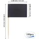 thumbnail image 2 of 100 Pcs Black Flag Toothpicks Pure Black Flags Cupcake Toppers Decorations, Mini Small Color Flag Cupcake Pick Sticks Cocktail Toothpick Flag Cake Top, 2 of 4