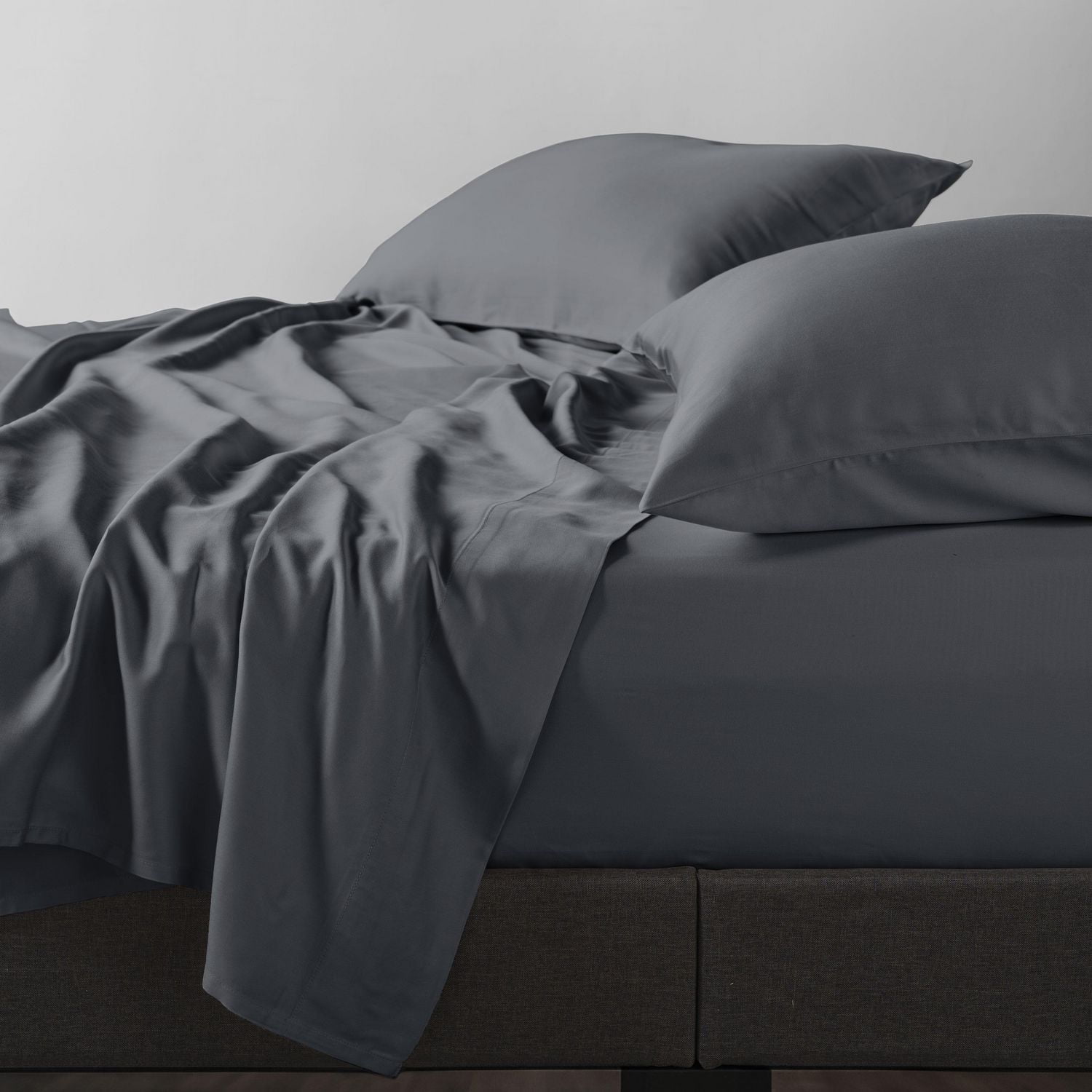 Allswell 300 Thread Count Soft & Silky 4-Piece Viscose from Bamboo Sateen Sheet Set, King Sheet Set