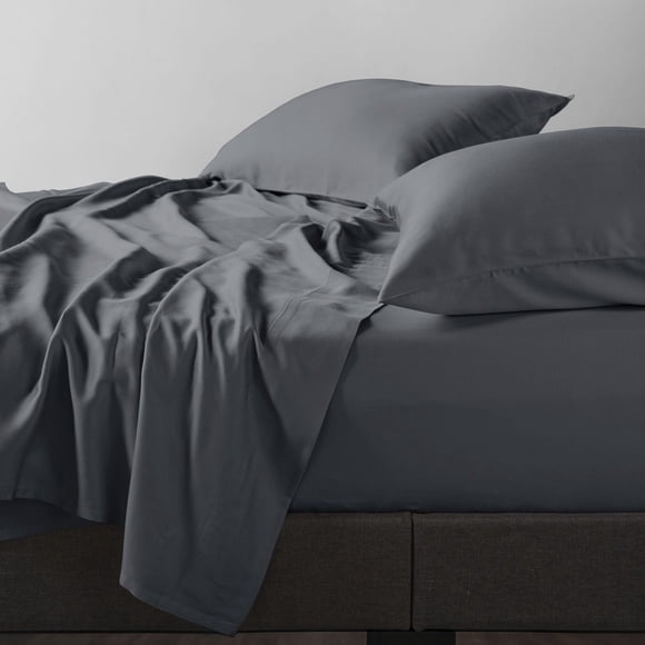 Allswell 300 Thread Count Soft & Silky 4-Piece Viscose from Bamboo Sateen Sheet Set