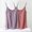 Pink, variant on QUINDOS 2 Pack Tank Tops for Women Summer Athletic Camisoles for Women Plus Multi Pack Gym Sleeveless Spaghetti Strap Crew Neck Cami Tops Loose Ruffle Solid Color Undershirts
