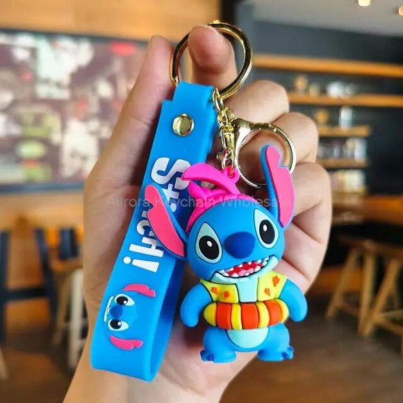 LLavero de Disney con dibujos animados para niña  llavero de princesa sirena  Blancanieves  Alice  accesorios para bolso  juguetes  regalos  venta al por mayor