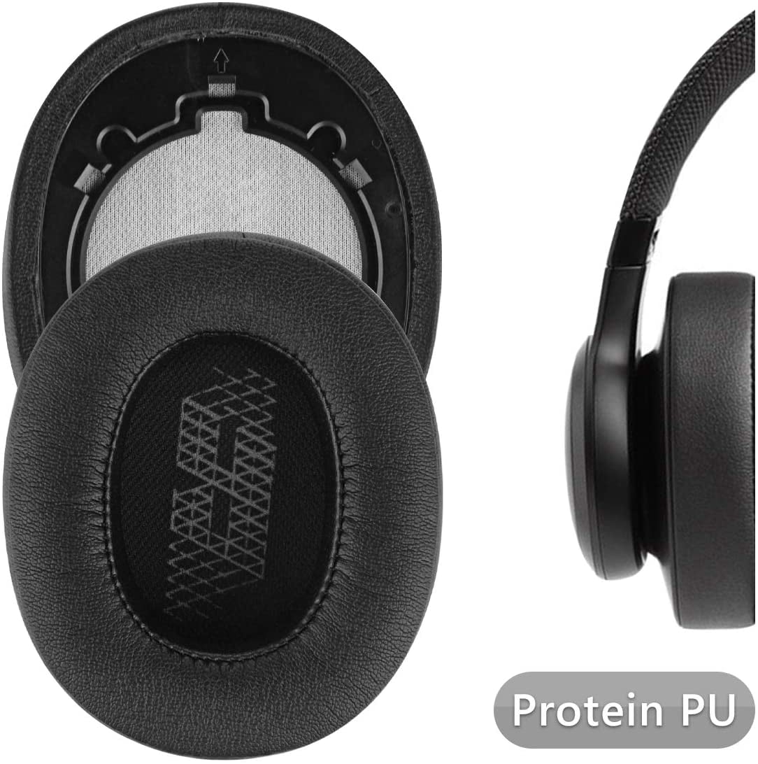 Geekria QuickFit Protein Leather Ear Pads for JBL Live 500BT Headphones
