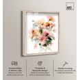 thumbnail image 2 of Soft Bloom Cascade I Shadowbox Print Spring Wall Decor by Art Remedy, Blonde Frame, 16 x 20, 2 of 6