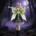 thumbnail image 4 of 4PCS/Set Fairy Wings for Women - Mother Nature Costume Woodland Elf Wings with Colorful Flowers Leaves and Vines for Adults Butterfly Wings for Renaissance Renfaire Fairy Costume Photoshoot, 4 of 8