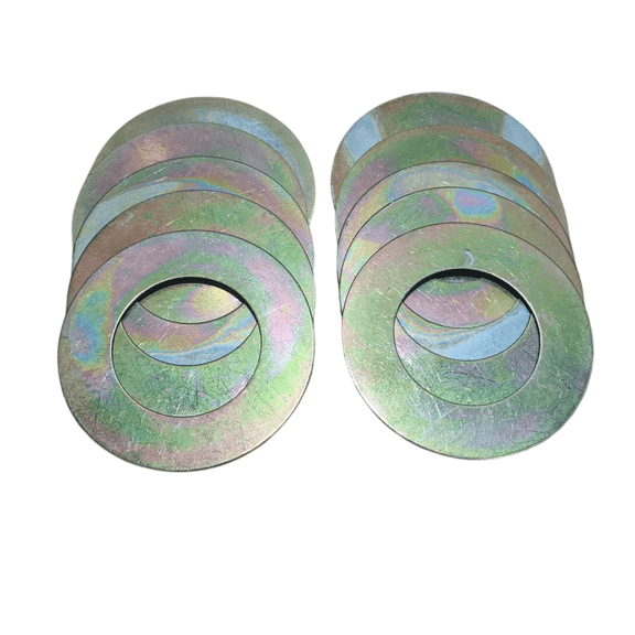 Bucket Pin Shims Spacer Washer 115 mm x 65 mm x 2 mm Set of 10 Pcs Fits and Compatible with JCB and Various Earthmoving Machines