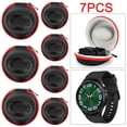 thumbnail image 1 of Caja Almacenamiento Portátil para Relojes Almacenamiento para Relojes Inteligentes Universal Adecuada para Galaxy Watch4/Apple Watch Series 7 (negro Y Rojo), 1 of 8
