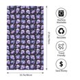 thumbnail image 2 of Pofeuu flower Skull rose Print Hand Towel 27.5" x 16" Soft Absorbent Towel for Bathroom SPA Gym Hotel, 2 of 6