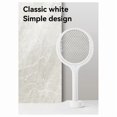 thumbnail image 3 of 5 in 1 Fast Charging Racket Lure Fly Bug Safety Insulated Battery Powered Lamp ABS Adjustable Electric Mosquito Swatter, 3 of 10
