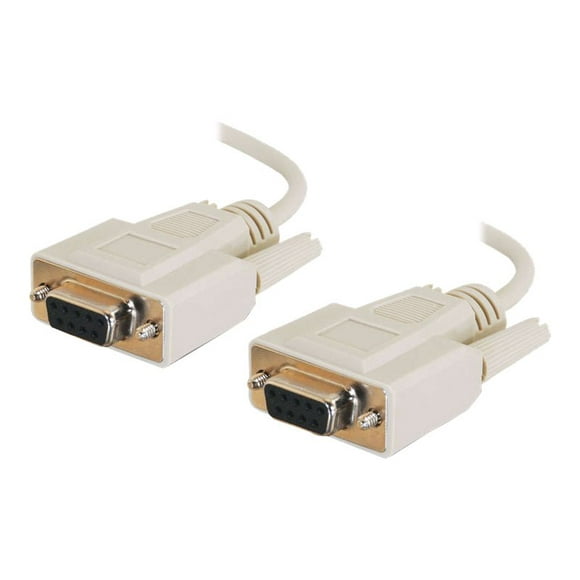 C2g (cables To Go) Modem Cable - 9 Pin D-sub (db-9) - Female - 9 Pin D-sub (db-9) - Female - 10 Fe