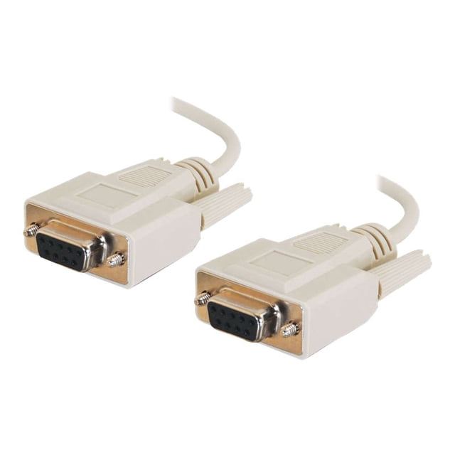 C2g (cables To Go) Modem Cable - 9 Pin D-sub (db-9) - Female - 9 Pin D-sub (db-9) - Female - 10 Fe