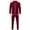 Red, variant on Sweat Suit Tracksuit Men Winter Mens Joggers Men's Sports Color Casual Velvet Casual Men's Two-piece Jacket Trousers Hooded Suit Jacket Sportswear Suit