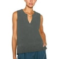 thumbnail image 6 of Women's Sleeveless Sweater Vest Lightweight V Neck Summer Sweater Tank Tops Casual Knit Tunic Cami Shirts, 6 of 6