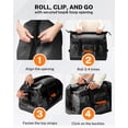 thumbnail image 6 of Gonex 120L Waterproof Dry Duffel Bag, 3-in-1 Convertible Large Backpack - Heavy Duty Travel Gear Hauler with Reinforced Thickened Bottom for Kayaking Paddleboarding Boating Rafting Fishing, 6 of 8