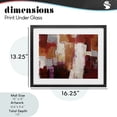 thumbnail image 3 of Deconstructed City Abstract Black Framed Print Under Glass, design by Design Fabrikken, 3 of 10