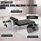 thumbnail image 5 of Banco Nordic Ajustable con Ruedas – Entrenamiento de Piernas, Glúteos e Isquiotibiales – 204 kg – Compacto – Gimnasio en Casa – Blanco, 5 of 7