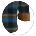 thumbnail image 3 of Gioberti Men's Brushed Flannel 100% Cotton Plaid Checkered Shirt with Corduroy Contrast, 3 of 4