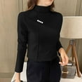 thumbnail image 5 of Ltctricy Women's Plus Size Thermal Shirts Fleece Warm Long Sleeve Turtleneck Base Layer Tops Soft Casual Undershirts(Black,Large), 5 of 6