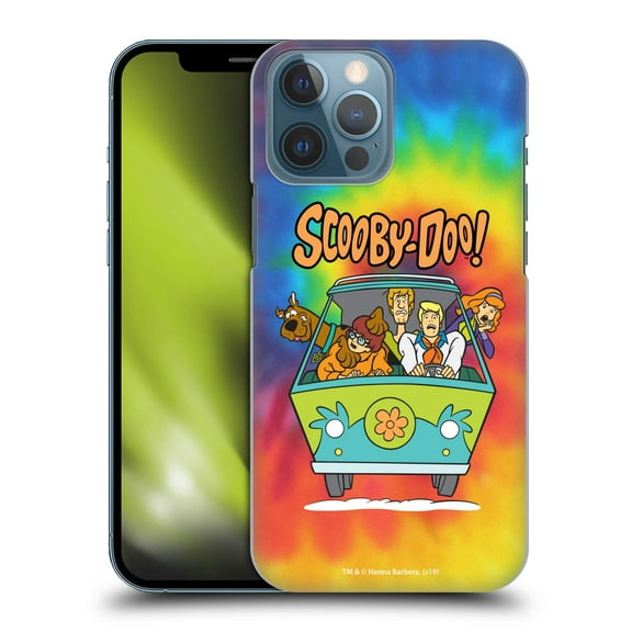 Head Case Designs Officially Licensed Scooby-Doo Mystery Inc. Tie Dye Hard Back Case Compatible with Apple iPhone 13 Pro Max