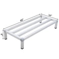 thumbnail image 4 of Commercial Storage Rack, Aluminum Dunnage Rack 1000 LBS Capacity for Restaurant Kitchen, Supermarket - Heavy Duty & NSF Certified, 4 of 6