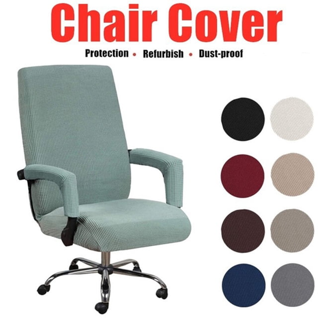 Elastic Office Lift Computer Chair Cover Modern Anti-dirty Boss Rotating Chair Seat Case Removable Thickened With Armrest CoverskhakiL He Qiyong unisex