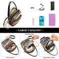 thumbnail image 5 of FORMRS Crossbody Bag for Women Quilted Travel Shoulder Cell Phone Purse with Chain Strap Handbag, Artistic Desert Pattern, 5 of 7