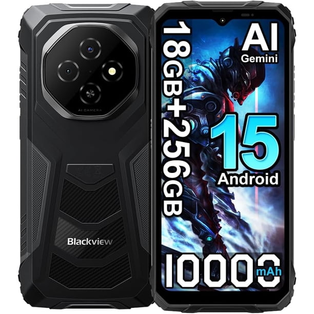 Smartphone Blackview Fort 1 de 18 GB de RAM, 256 GB de ROM, 10.000 mAh