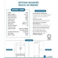 thumbnail image 6 of D55F 2-Door Commercial Freezer in Stainless Steel, 6 of 6