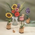 thumbnail image 4 of ROKR Flower Bouquet 3D Puzzle de madera DIY Model Building Kits Toys for Adult Thanksgiving Day Mother's Day&Teachers' Day&Birthday Gifts,581PCS, 4 of 8