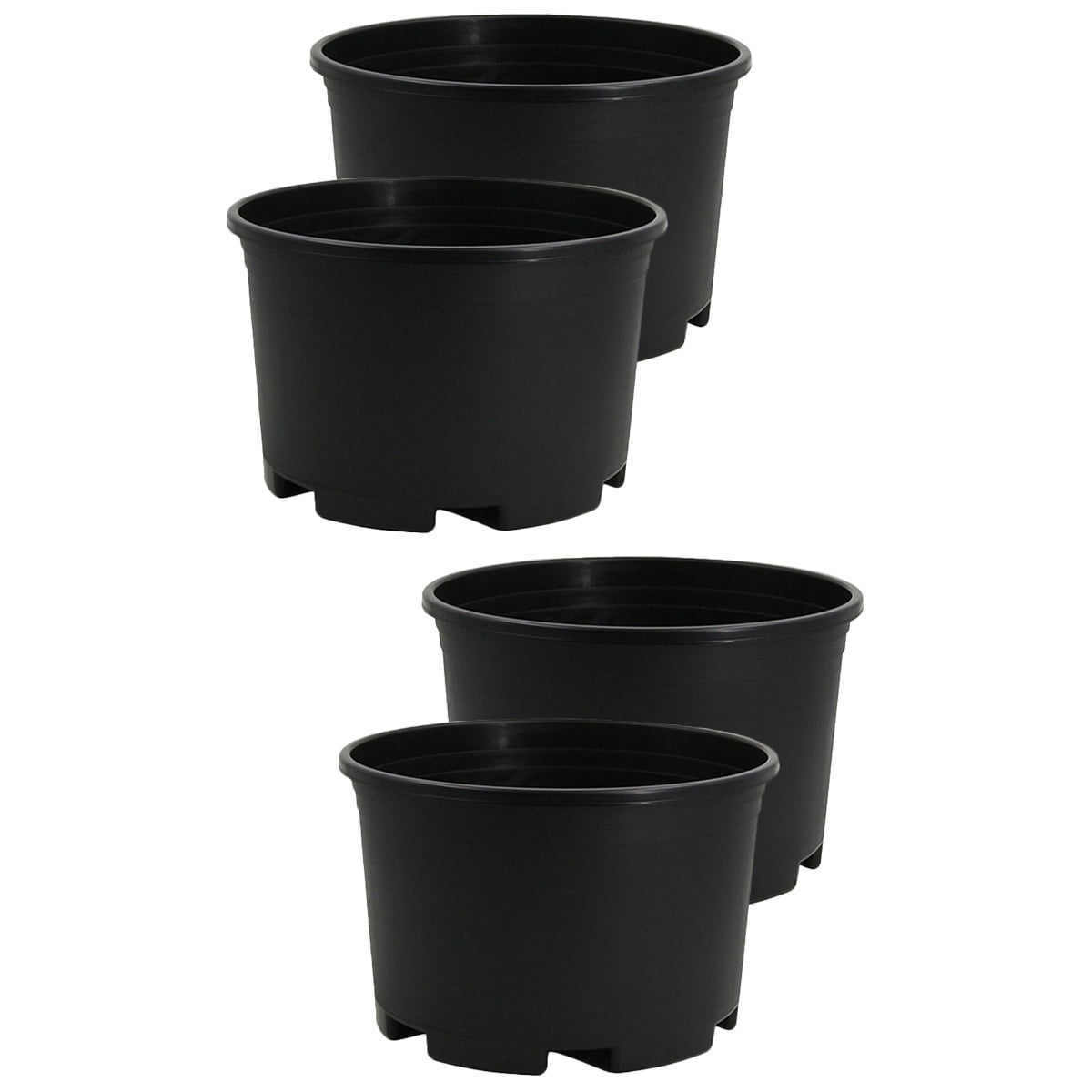 Raindrops 4 pcs  Extra Large Plastic Planter Gardening Plant Pot Portable Large Plant Flowerpot