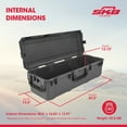 thumbnail image 2 of SKB Étui de Rangement Rigide Protecteur en Mousse et Roues pour Équipement, Ireseries, Gris Foncé, 2 of 10