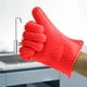 thumbnail image 2 of Guantes de silicona para hornear de 130 g, aislantes para altas temperaturas, con forma de corazón y cinco dedos, para cocina, ollas y microondas, 2 of 2
