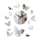 thumbnail image 1 of Reloj de pared geométrico 3D con pegatina acrílica silenciosa y mariposa decorativa para bricolaje Argenta1, 1 of 8