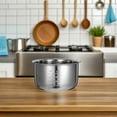 thumbnail image 4 of ETHZZLE Replacement Rice Cooker Inner Pot Stainless Steel Liner Plated Silver Compatible with Many Brands, 4 of 6