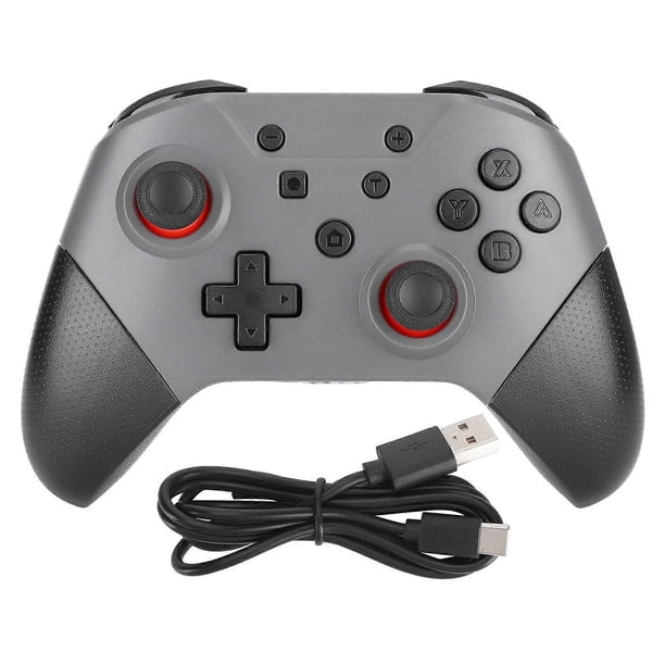 Wireless Bluetooth Game Controller Gamepad with NFC 3D Joysticks for Nintendo Switch Pro Cool Gray