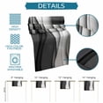 thumbnail image 6 of Burlap Table Runner 70 Inches Long, Abstract Grey White Black Waves Non-Slip Kitchen Table Runners for Dining Room Everyday Use Party Table Decorations Gradient Line, 6 of 9
