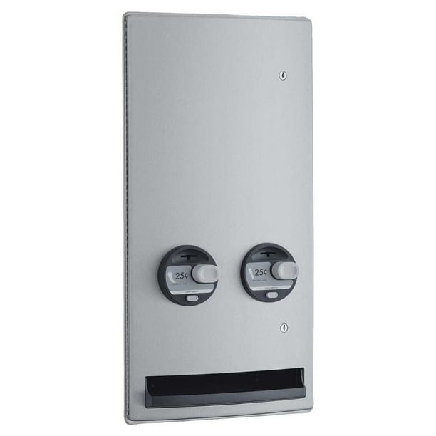 Bobrick B4706 ConturaSeries Sanitary Napkin & Tampon Dispenser Recessed