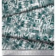 thumbnail image 2 of Soimoi Poly Georgette Fabric Animal Skin Texture Fabric Prints By Yard 42 Inch Wide, 2 of 3