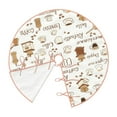 thumbnail image 3 of Kll Coffee Christmas Tree Skirt 36",Party Decorations Farmhouse For Christmas Decorations Holiday Party, 3 of 8
