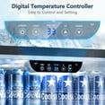 thumbnail image 2 of Coolski 1 Door 5.3 Cu Ft 180 Cans Outdoor Beverage Refrigerator, Stainless Steel, 2 of 9