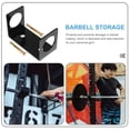 thumbnail image 3 of ELAYARD Fitness Barbell Storage Rack Wall Mounted Steel Holder for Weight Bars, 3 of 8