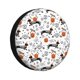 thumbnail image 1 of Fotbe Halloween Dachshund Funda de Llanta de Repuesto con Estampado, Engrosada, Ajuste Universal para Jeep, Remolque, RV, SUV, Camión-14 inch, 1 of 6