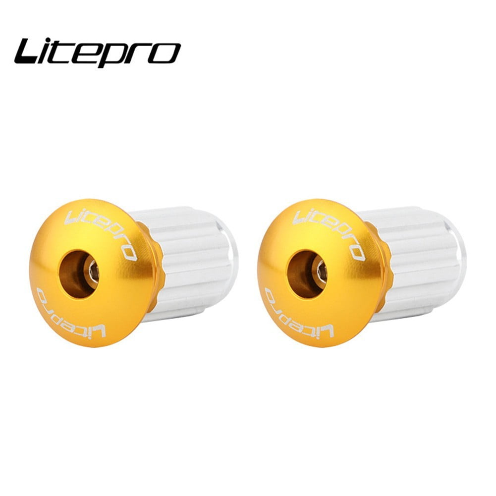 Litepro Folding Bike Handle Grips Plugs MTB Bicycle Handlebar Plug