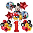 thumbnail image 4 of Juego de 14 globos con números de Mickey Mouse y sus amigos de Disney, decoración para fiestas de cumpleaños y baby shower, suministros para regalos de niños, 4 of 5