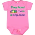 thumbnail image 3 of Inktastic They Found Me in a King Cake Boys or Girls Baby Bodysuit, 3 of 5