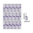 thumbnail image 2 of Unique Bargains P-Type Handwritten New Model Gift Stickers 3.31"x1.02" 6 Pcs Purple, 2 of 5