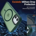 thumbnail image 4 of Strong Magnetic Case for iPhone 11 [Compatibilty with MagSafe] Protective Shockproof Cover Phone Case for iPhone 11 6.1" Green, 4 of 13