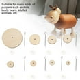 thumbnail image 1 of Durable Wood Joint Set For Toy, Practical Teddy Bear Dool Joint Set, For Handicrafts Dolls, 1 of 8