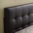 thumbnail image 3 of Modway Lily Twin Upholstered Faux Leather and Wood Headboard in Brown, 3 of 6