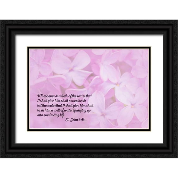 Murdock, Ramona 32x23 Black Ornate Wood Framed with Double Matting Museum Art Print Titled - Living Water